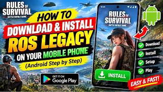 How To Download And Install ROS LEGACY ON Your MOBILE PHONE (Play Step by Step)