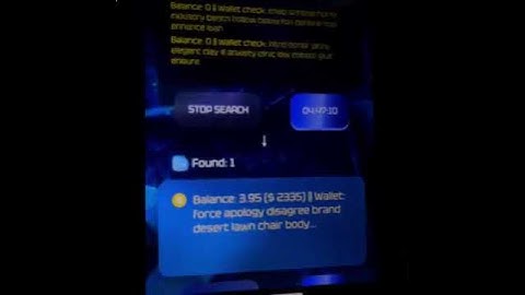 How to restore a wallet1