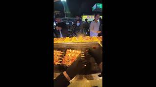 LIVE: Vendor Grilling Chicken Skewers on Flat Top | Street Food Livestream