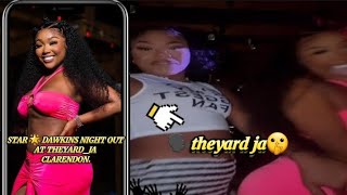 #Stardawkins 🌟 girls night out  at "theyardja" // Stargyal in action 🎬