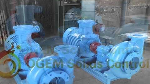 OEGM Solids Control sand pump and ZJL