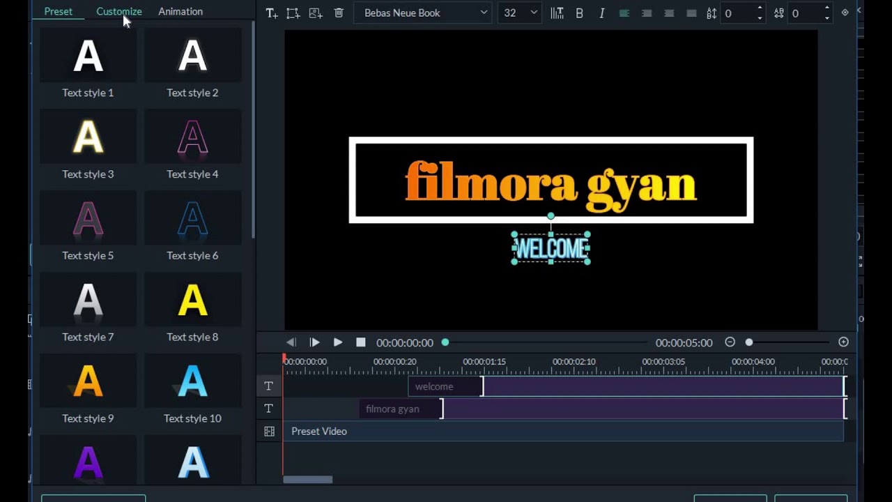 HOW TO ADD TEXT AND TITLE TO YOUR VEDIO|FILMORA|ADVANCE LEVEL|TUTORIAL ...