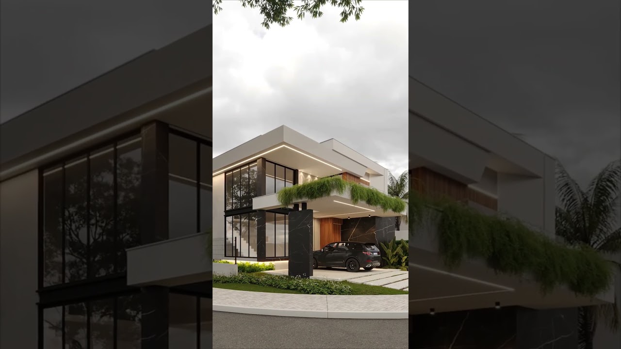 🚗 Modern Elegance | Grand Garage & Floor-to-Ceiling Windows 🪟