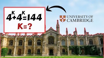 Cambridge University Entrance Exam Question | Can You Solve ? | Math Olympiad | Maths | Pi Nerds
