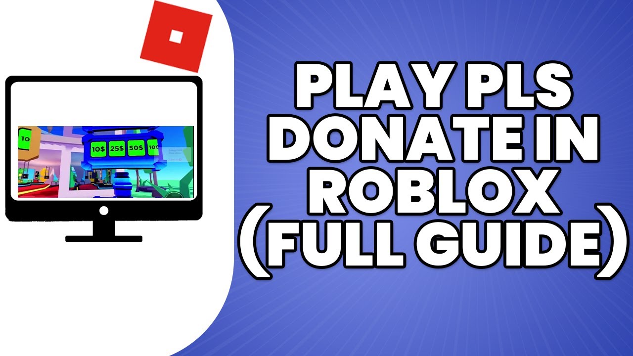 How to Play Pls Donate on Roblox - Setup Pls Donate Stand 
