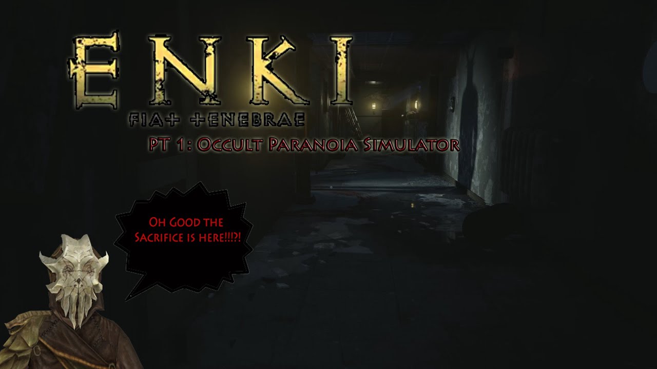 ENKI(Survival Horror Puzzler) PT1 ►OCCULT PARANOIA SIMULATOR
