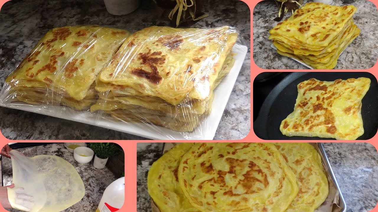 Msemen//DZ/ مسمن مربع و دائري 🌟اللي دائما حاضر في صباحية العيد, مسمن بالسميد فقط بطريقة سهلة و بسيطة