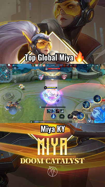 Top Global Miya Nih Bos🔥👻#mobilelegends #mobilelegend