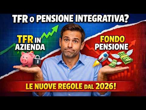 Video TFR o FONDO PENSIONE? La Verità sui Rendimenti 2026 e le 3 Novità da LUGLIO!