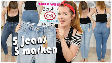 ich teste LIVE 5 Jeans Hosen von 5 Marken in Größe 42 - Size Inbetweenie