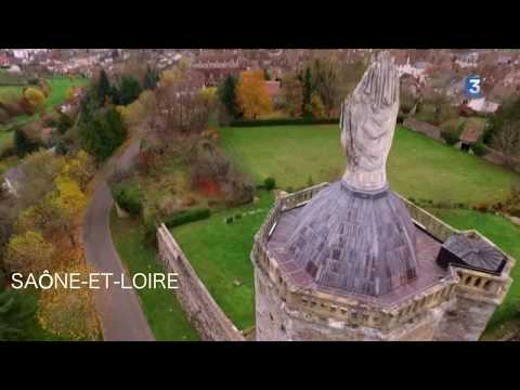 La Bourgogne vue du ciel : Autun et sa majestueuse cathédrale Saint-lazare