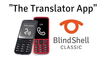 How To Use The Translator App - BlindShell Classic Tutorials