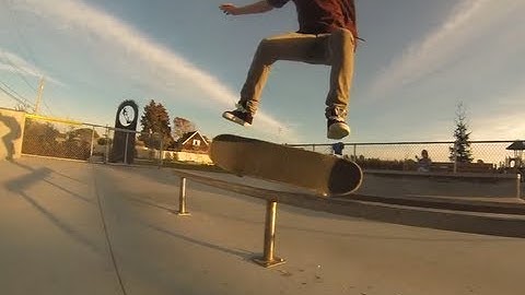 EASY kickflip boardslide tutorial [SKATEBOARDING] | Garrett Ginner