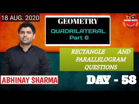 Miscellaneous Questions of Quadrilateral By Abhinay Sharma- Part 6