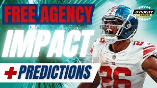 NFL Free Agency Impact + Predicitions | Aaron Jones, Joe Mixon, Kirk Cousins, Saquon Barkley