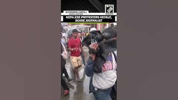 Nepalese protesters heckle, scare Journalist during protest outside Army HQ in Kathmandu