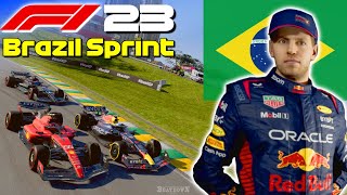 F1 23 - Vettel Returns To Red Bull: Brazil Sprint