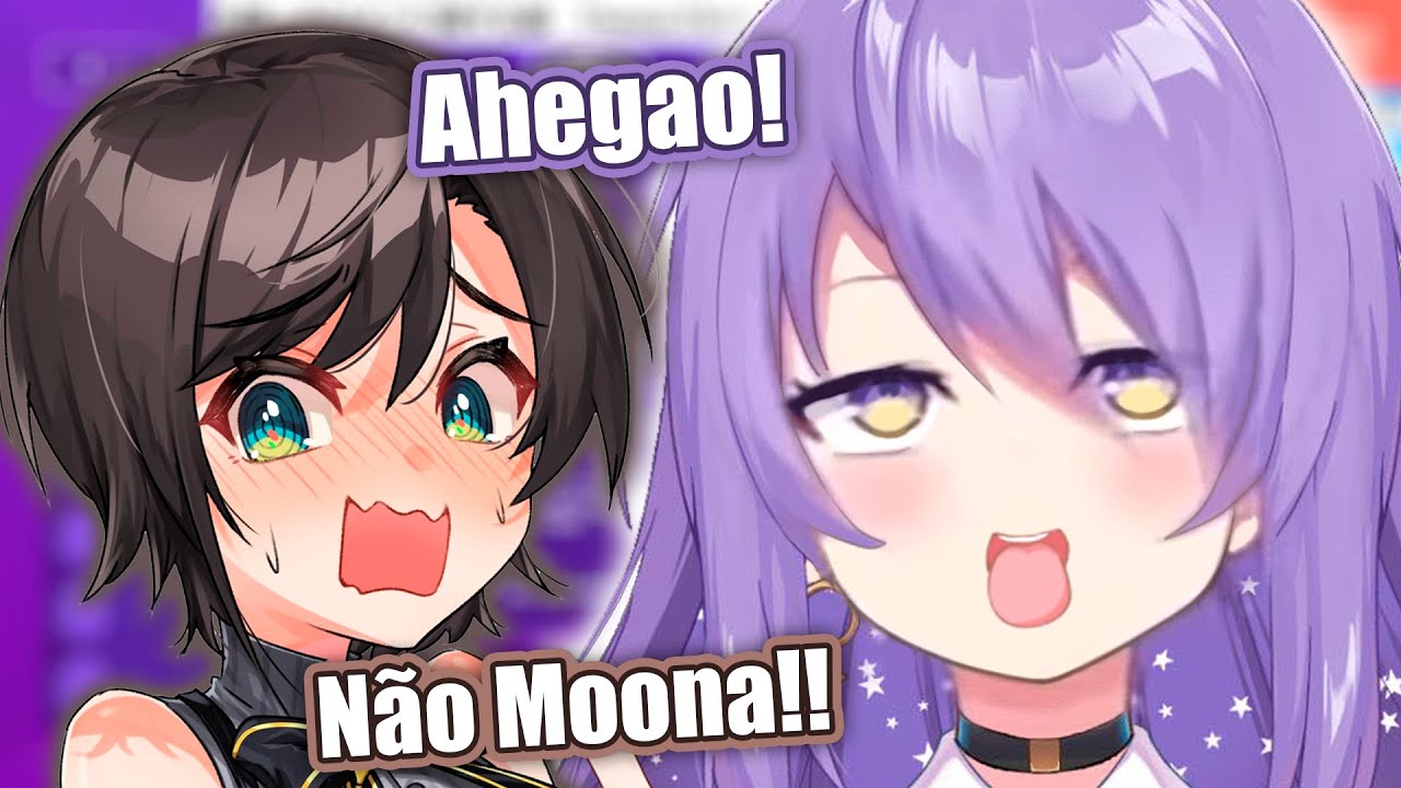 Moona acaba fazendo o Ahegao, Subaru fica chocada e tenta impedir! [Hololive ID sub BR]