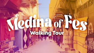 🇲🇦 Walking tour in Medina of Fes, Morocco | Chouara Tannery, University of al-Qarawiyyin