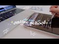 what one week of online school looked like 👩🏻‍💻 ep.3