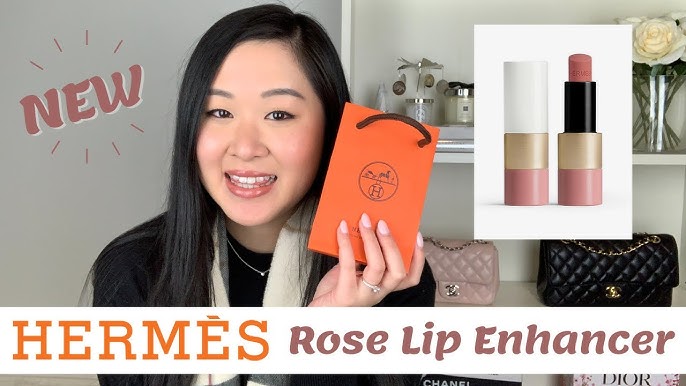 NEW HERMES LIP ENHANCERS  Swatches & Review of All 3 Shades + Poppy Lip  Shine Comparison 