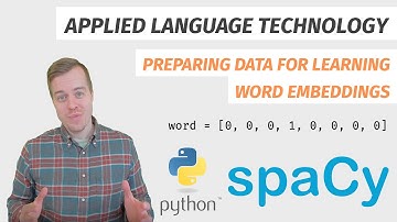Preparing the data for learning word embeddings