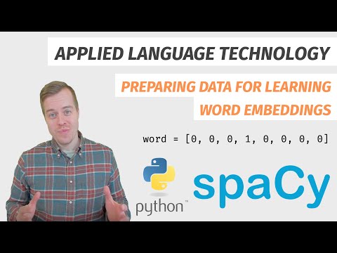 Preparing the data for learning word embeddings