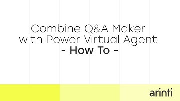 How To - Integrating QnA Maker into Power Virtual Agent