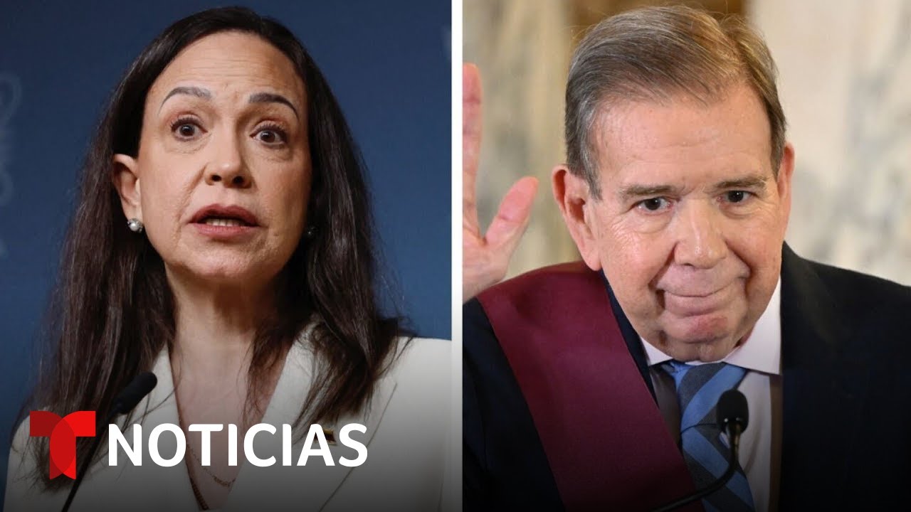 María Corina Machado dice que Edmundo González Urrutia debe asumir su mandato | Noticias Telemundo
