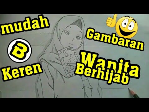 Gambaran wanita berhijab mudah dan keren - YouTube