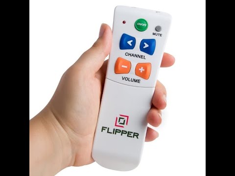 Flipper Big Button Universal TV Remote Control - Senior-Friendly TV Remote