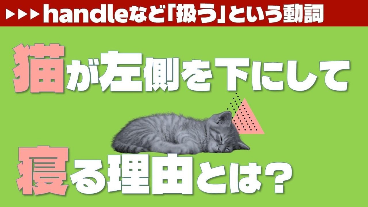 ニュースで学ぶ 動詞handleの用法。deal withなど「取り組む」という同義語もマスター:#016