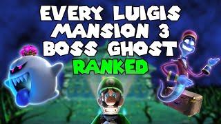 Every Luigi's Mansion 3 Boss Ghost Ranked!!!