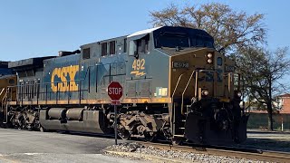 Rare CSX X125 Reroute And M693 With 1827 B&O Heritage Unit