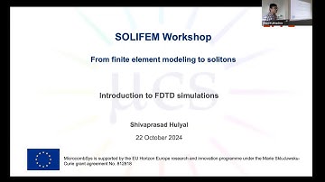 From FEM to Solitons part 2.1: Introduction to FDTD simulations