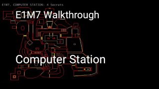 DOOM E1M7 Computer Station Guide