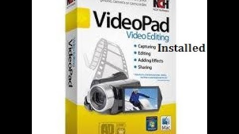How to install Videopad Video Editor in windows 7 OS