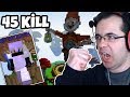 45 Kill! KESKİNLİK 6'NIN ACIMASIZ İNTİKAMI! EFSANE MAÇ! | Minecraft Egg Wars