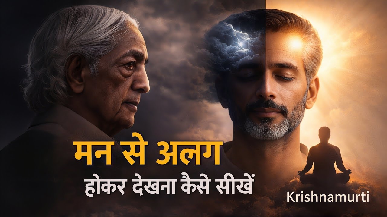 सोच से बाहर कैसे आएं? Krishnamurti की क्रांतिकारी शिक्षा