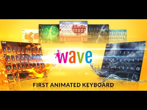 Wave Animierte Tastatur Emoji