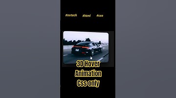 ✨How to Create 3D Image Tilt Hover Effect with HTML & CSS | No JavaScript ✨ #coding #shorts