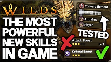 Monster Hunter Wilds - Most Powerful Skill in Game - Buffs & Nerfs - ALL Armor/Weapon Skills Guide!