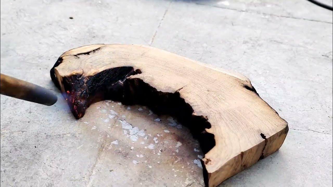 DIY resin table How to make resin coffee table Amazing resin table YouTube