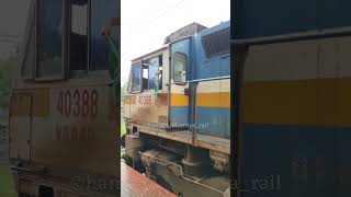 beautiful Honking Of WDP4D And Amazing Acceleration with Humming Sound ? indianrailways wdp4d