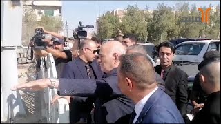 ضمن جولته في البصرة .. وزير الموارد يستغرب من حال ناظم العشار