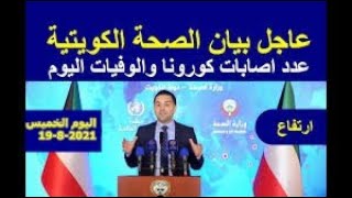 ننشر البيان اليومي لإصابات ووفيات كورونا في الكويت الخميس 19-8-2021