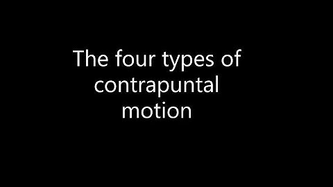 Contrapuntal motion