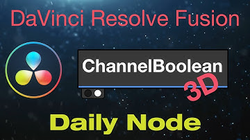 DaVinci Resolve Fusion Channel Boolean (3D) Node