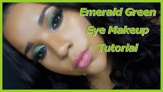 Emerald Green Eye Makeup Tutorial feat. BH Cosmetics Smokey Palette