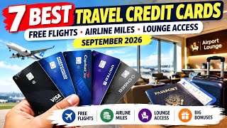 7 Best Travel Credit Cards for Free Flights, Airline Miles & Airport Lounge Access September 2026